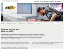 Tablet Screenshot of imprimeriehln.com